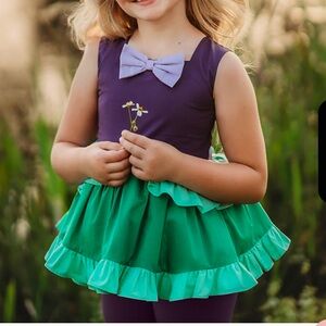 Ariel / Little Mermaid Peplum Top